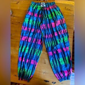 Vintage Captains World Tour International Baggyz 90s Neon Parachute Pants